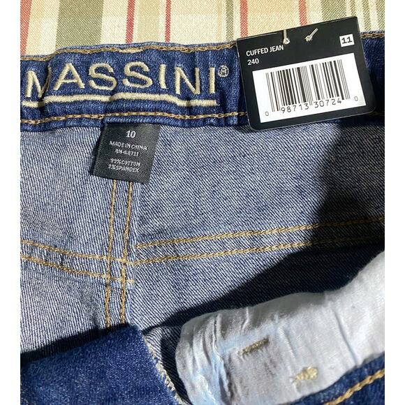 Massini Blue Jeans Women's Size 10 Skinny Mid-Rise Skinny Leg Distressed NWT - Picture 11 of 11